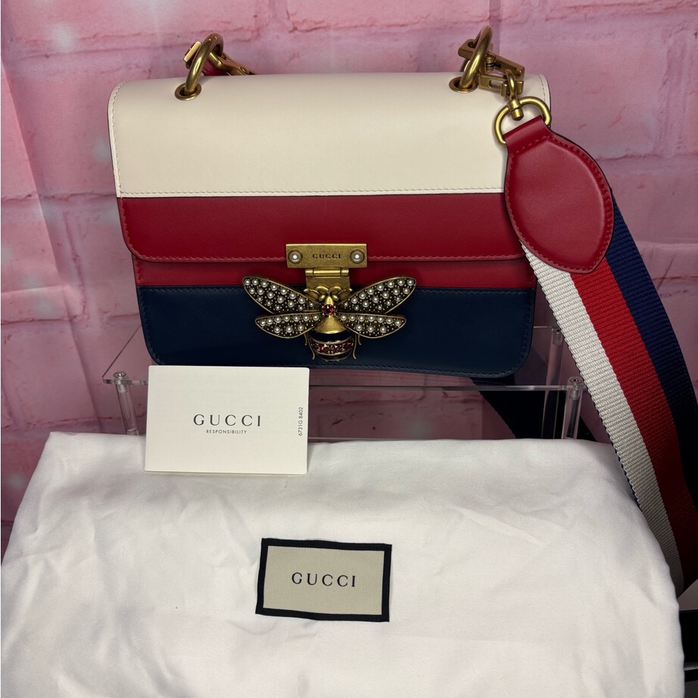 Authentic Gucci Queen Margaret Shoulder bag and Matching Wallet - Picture 2 of 9